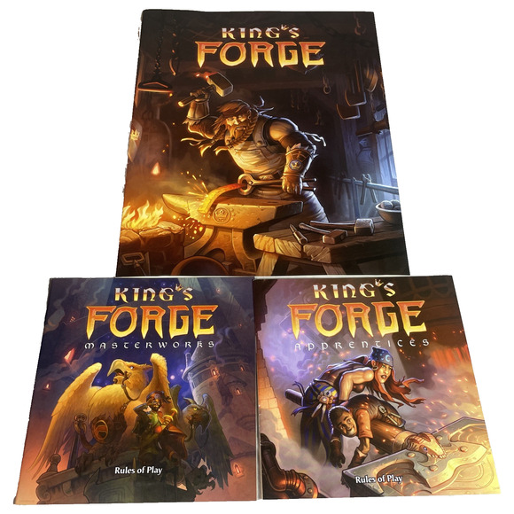 King's Forge Board Dice Strategy Game + Masterworks & Apprentices Expansions - Picture 5 of 11